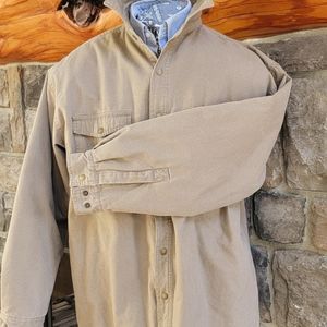 Wolverine flannel lined shirt jacket XXL